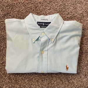 Men’s Polo Button Down Light Blue- Great condition